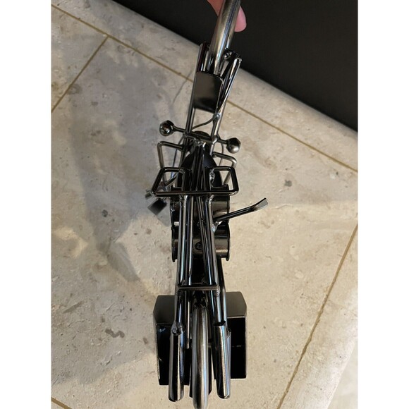 Motorcycle Chopper Metal Art Handmade Nuts and Bolts — Motorcycle, Biker… - Picture 8 of 8